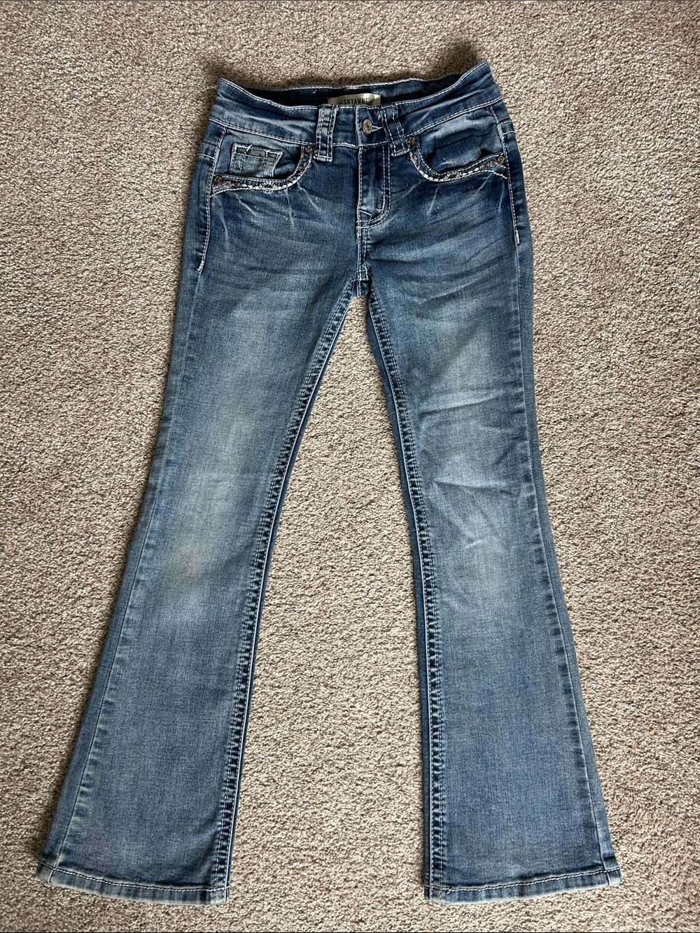 Girl’s Blue Bootcut Jeans